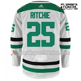 Dallas Stars BRETT RITCHIE 25 Adidas Wit Authentic Shirt - Kinderen